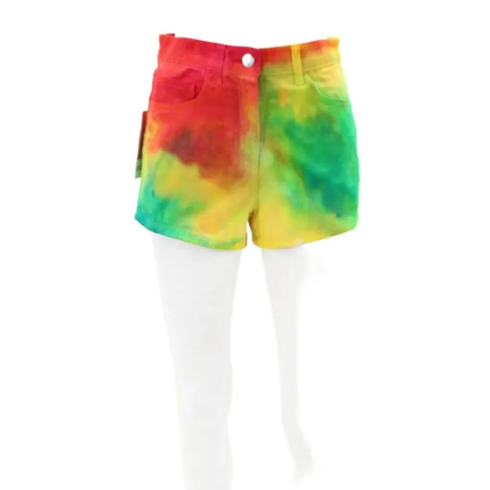 IreneIsGood Women's Button Closure Five Pocket Multicolor Shorts Size XS